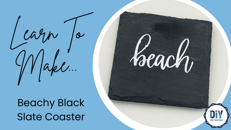 Crafting With Black Slate Coasters