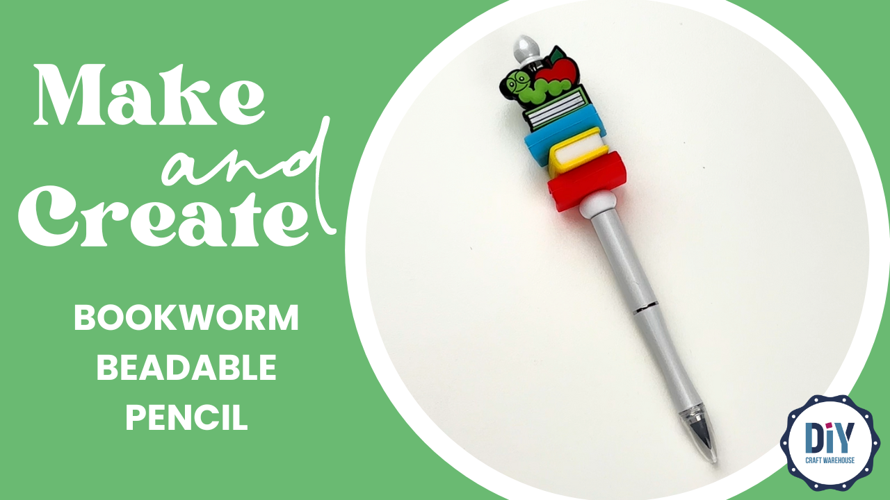 Bookworm Beadable Pencil