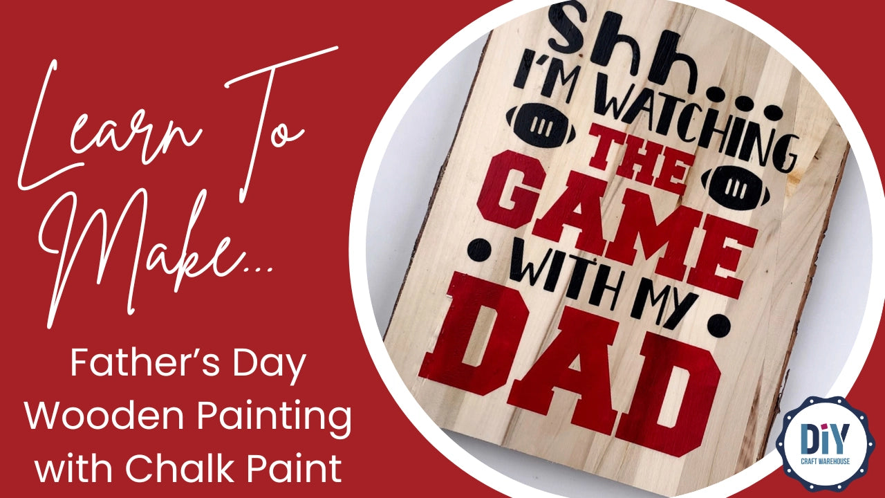 Let's Make: Game Day Sign for Father's Day