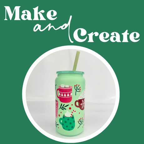 Making a Festive Holiday Can Cup