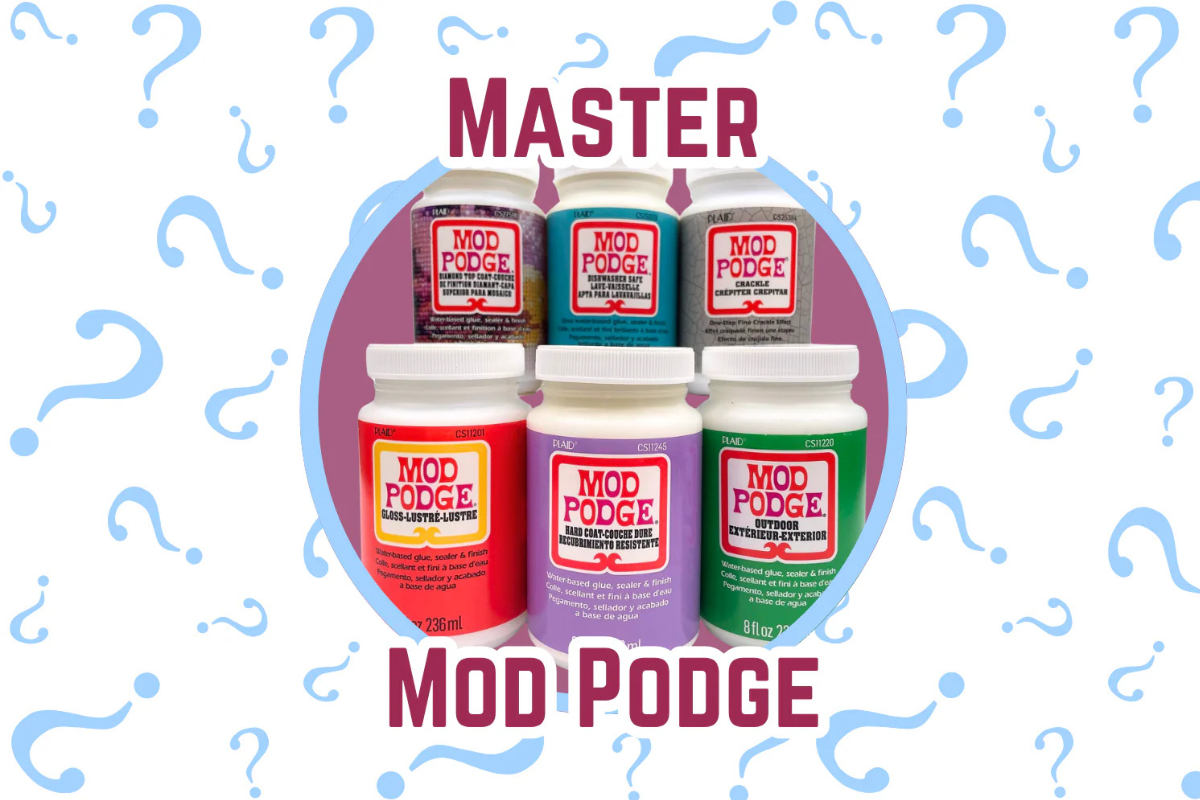 image showing different mod podge jars DIY Craft Warehouse