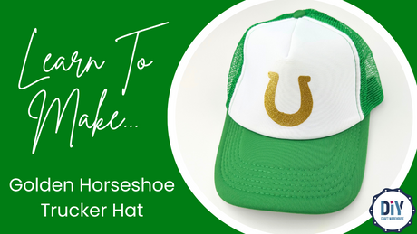 Making A DIY Lucky Horseshoe Trucker Hat