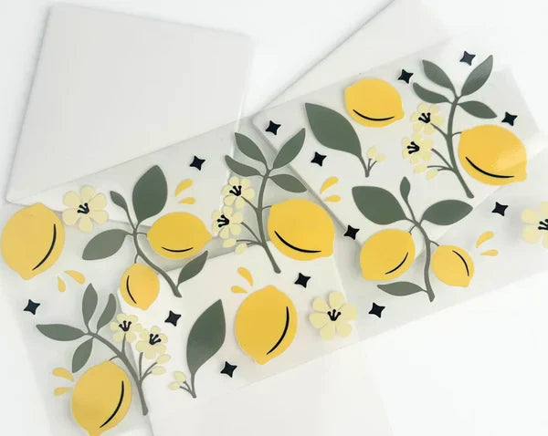 Making Lemon Coasters with UV DTF DIY Craft Warehouse