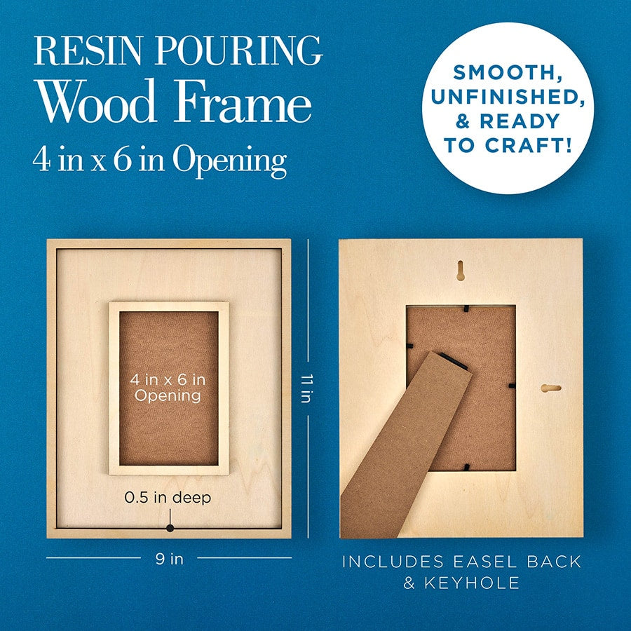 wood frame easel