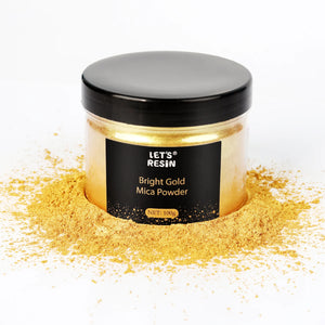 lets resin mica powder gold