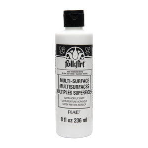 multi surface acrylic paint titanium white