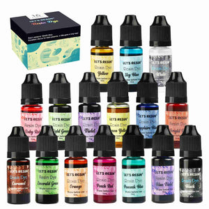 liquid resin pigment color set