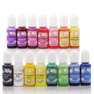 liquid resin pigment color set