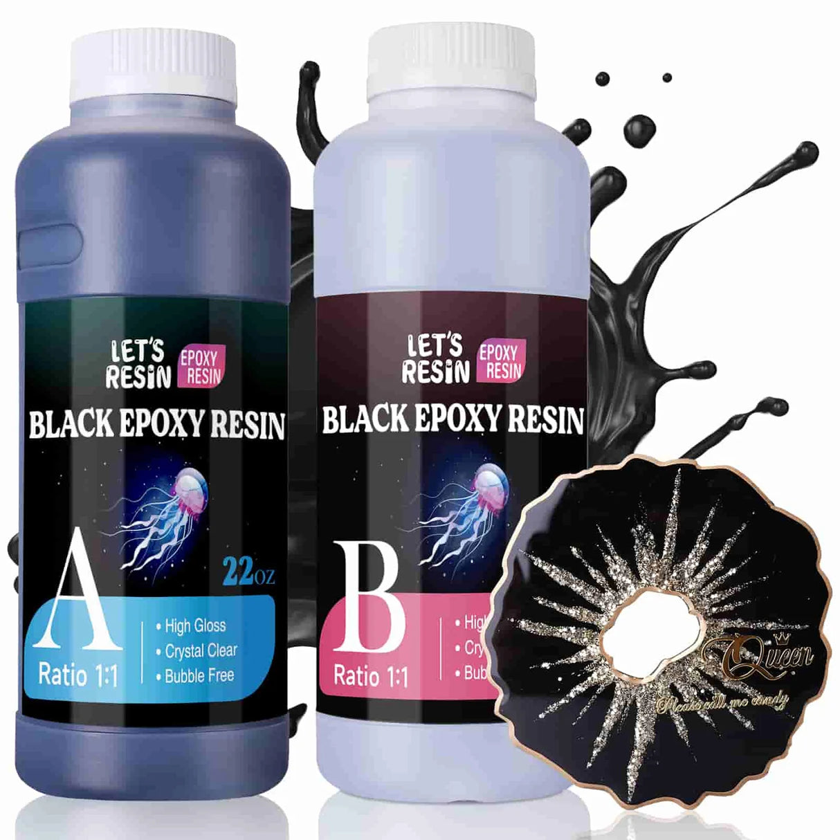 Let's Resin Epoxy Resin - Black