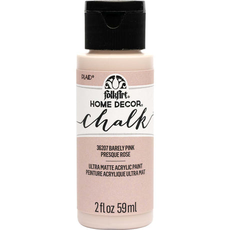 chalk acrylic paint barely pink