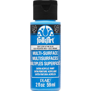 FolkArt Multi-Surface Acrylic Paint - Look At Me Blue