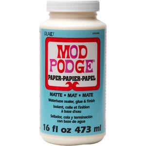 mod podge paper matte