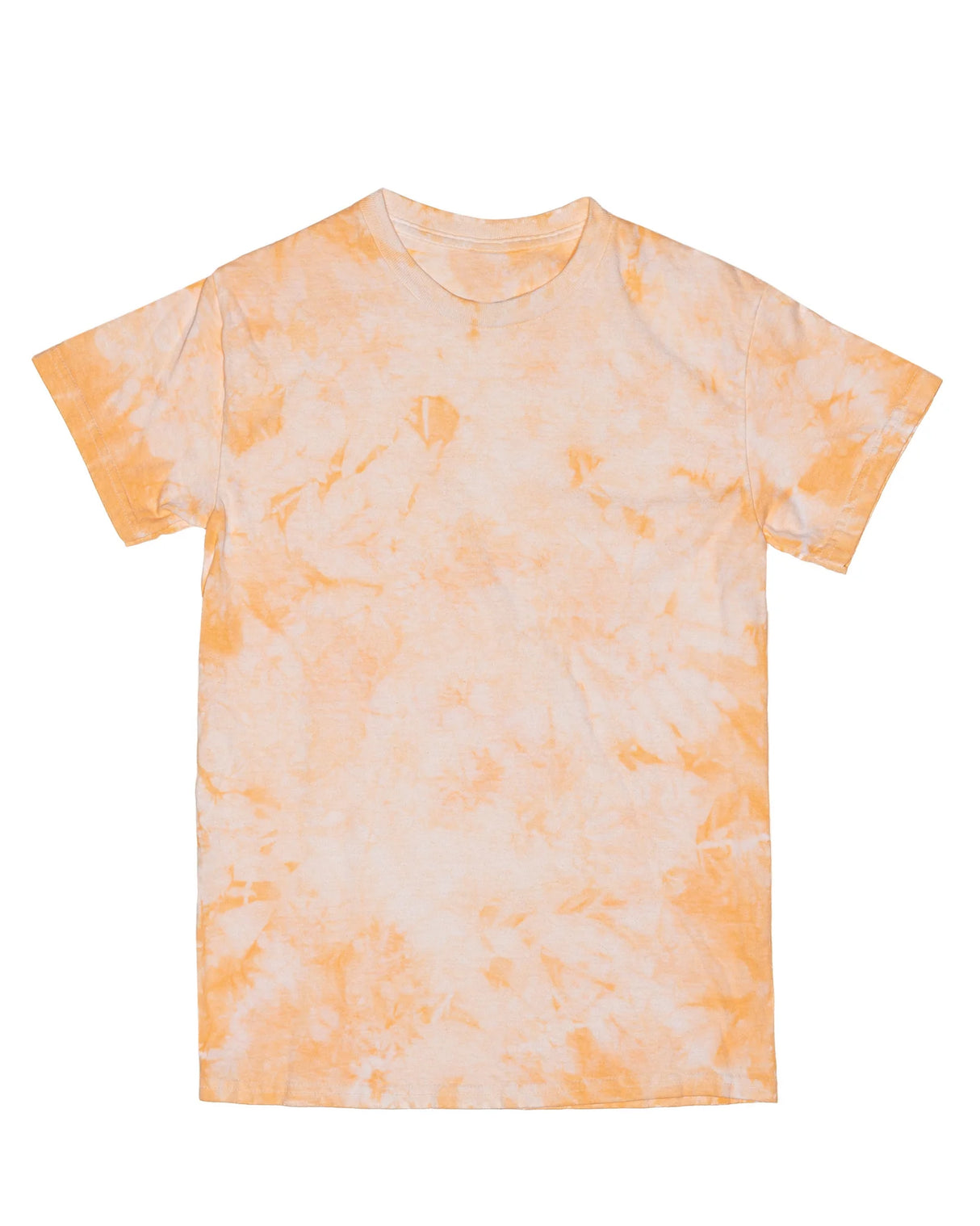 Electric Rainbow Crystal Short Sleeve T-Shirt - Tangerine