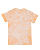 Electric Rainbow Crystal Short Sleeve T-Shirt - Tangerine