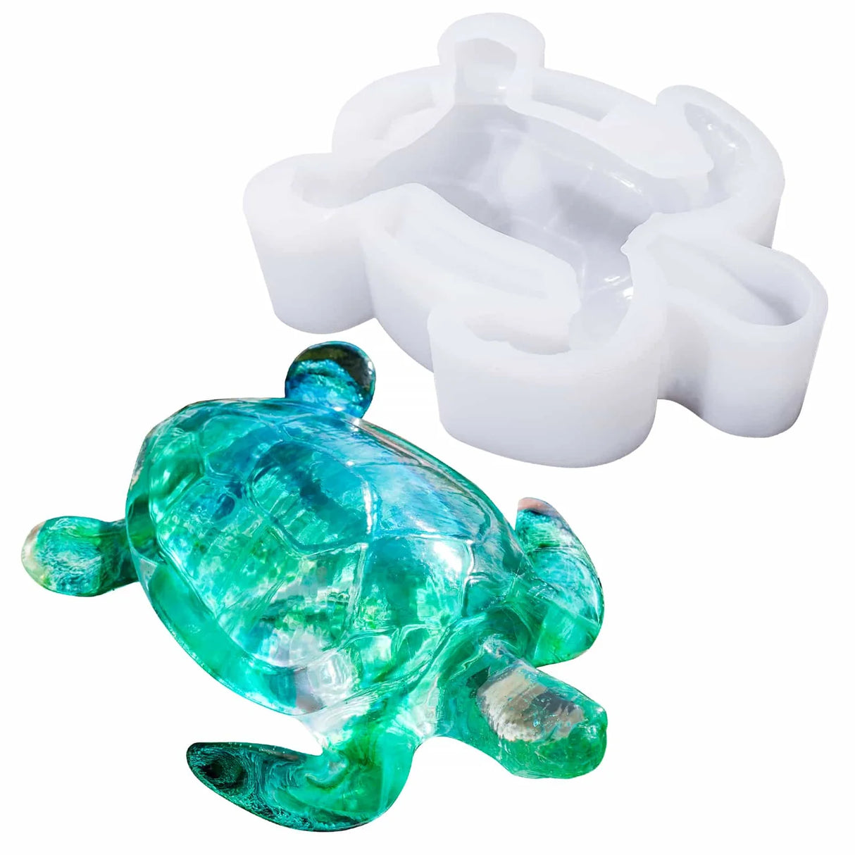 resin silicone mold turtle