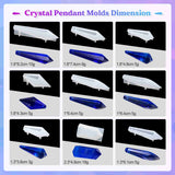 resin silicone mold pendulum crystal