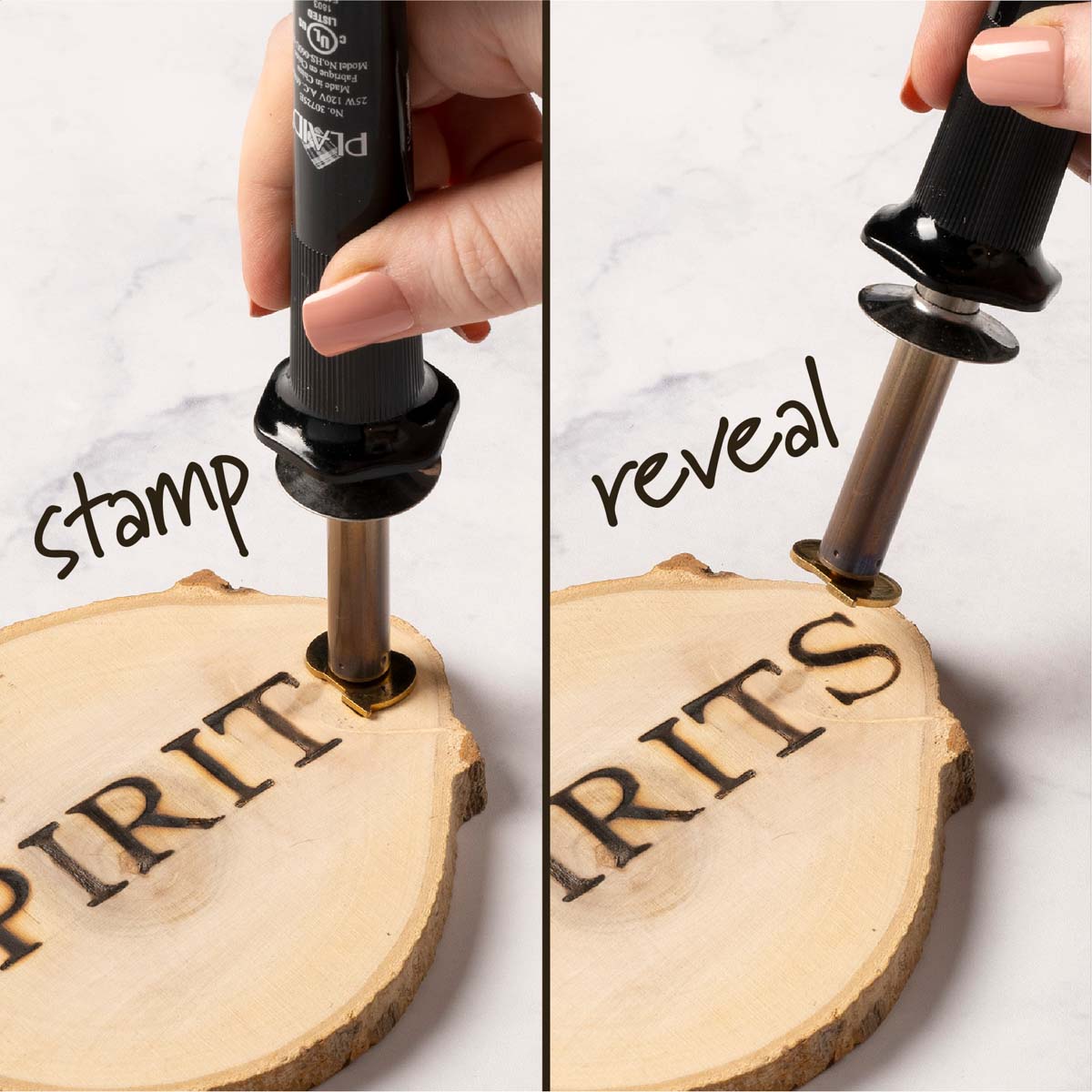 Wood Burning Alphabet Stamp Set