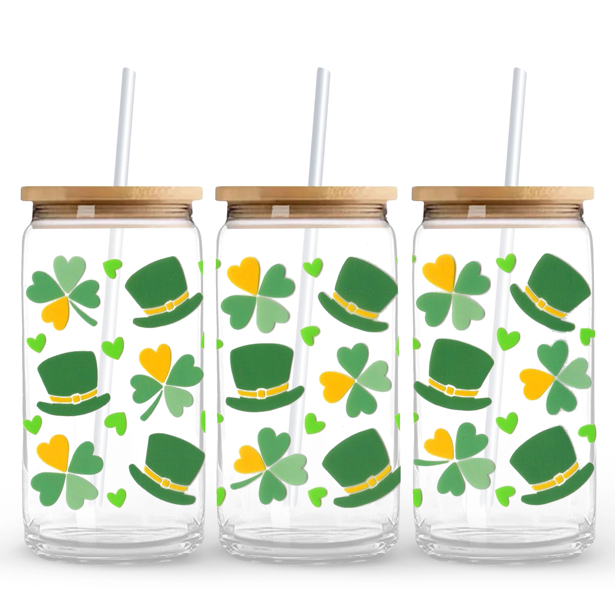 UV DTF Wrap - Leprochan Hats & Shamrocks