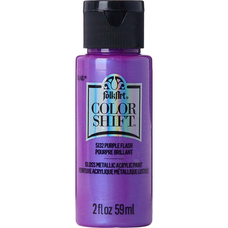 color shift acrylic paint purple flash