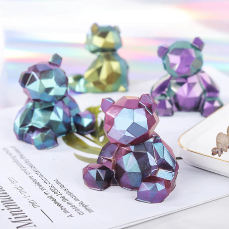 lets resin chameleon mica powder 4 jar set