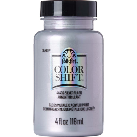 color shift acrylic paint silver flash