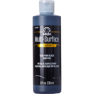 multi surface acrylic paint pure black