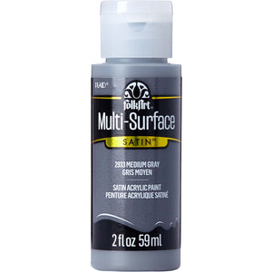 FolkArt Multi-Surface Acrylic Paint - Medium Gray