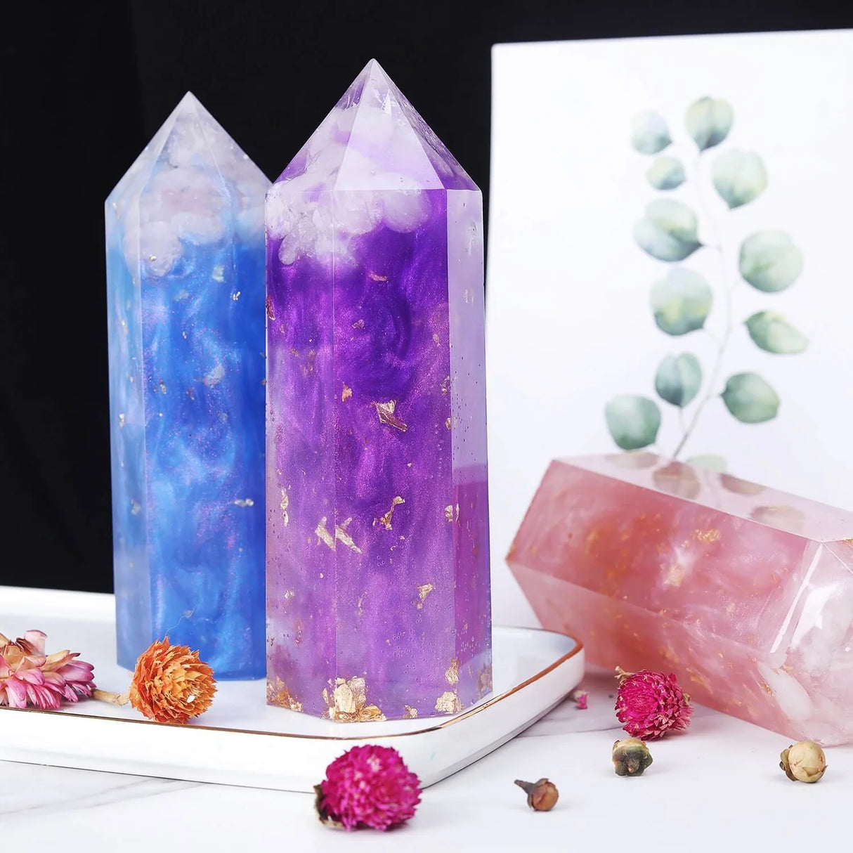 Resin Silicone Mold - Crystal Tower