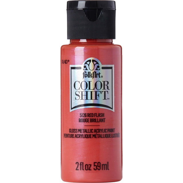 color shift acrylic paint red flash