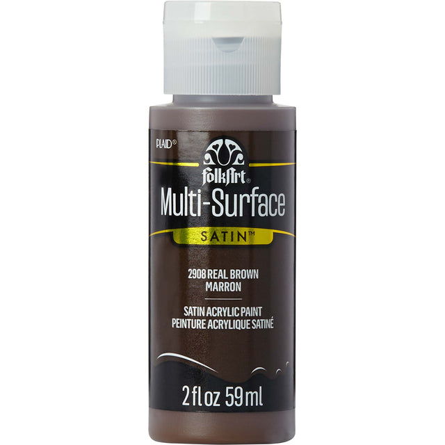 multi surface acrylic paint real brown