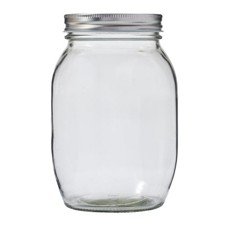 FolkArt Glass Jar