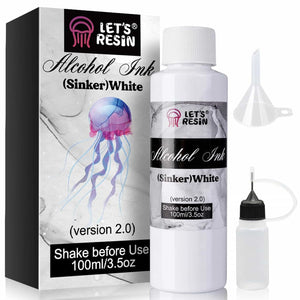 Let's Resin Alcohol Ink - White