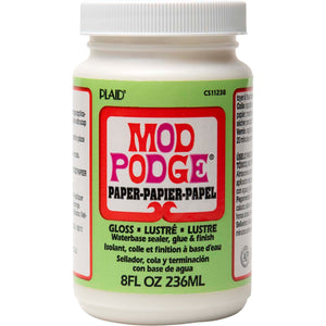 mod podge paper gloss