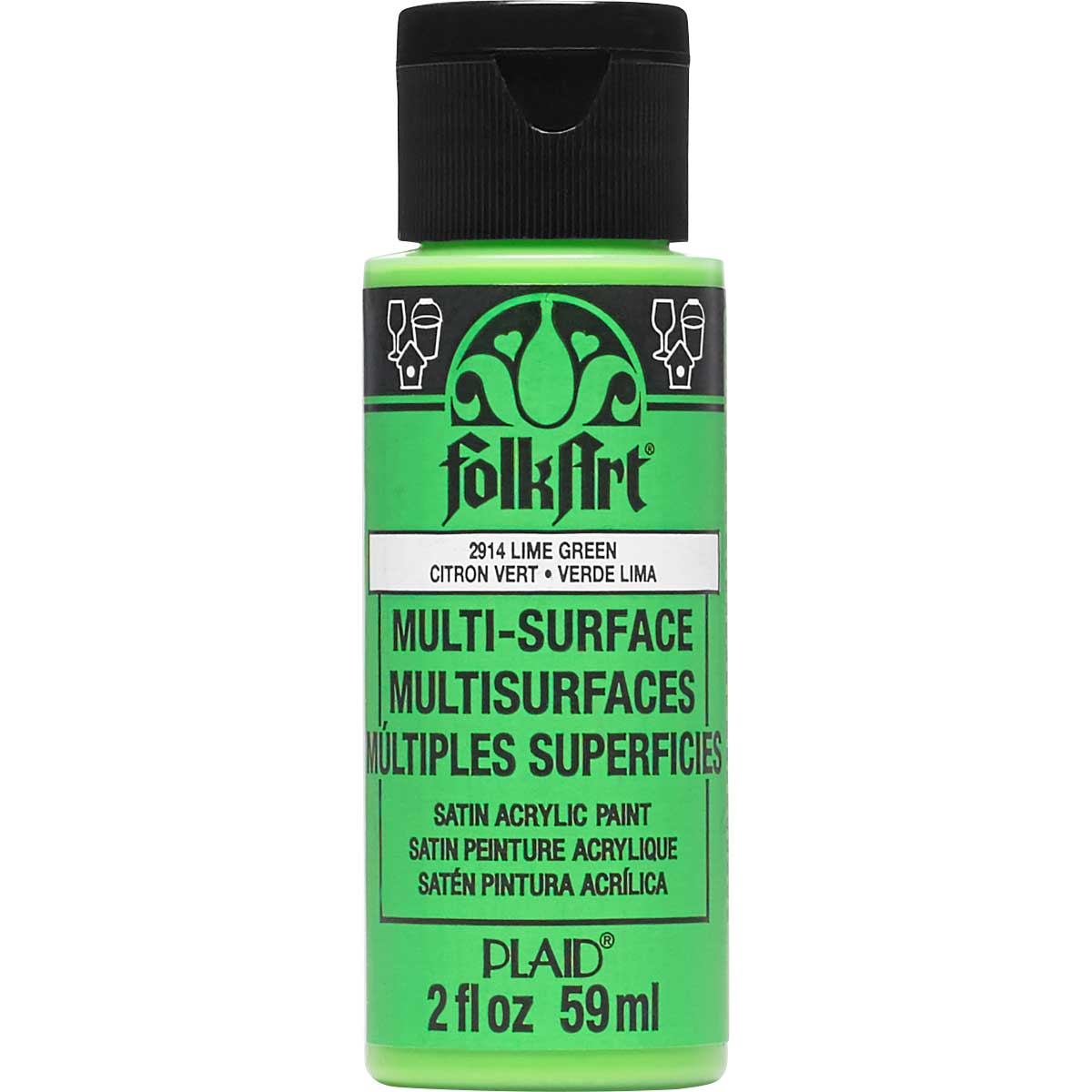 Multi-Surface Acrylic Paint - Lime Green