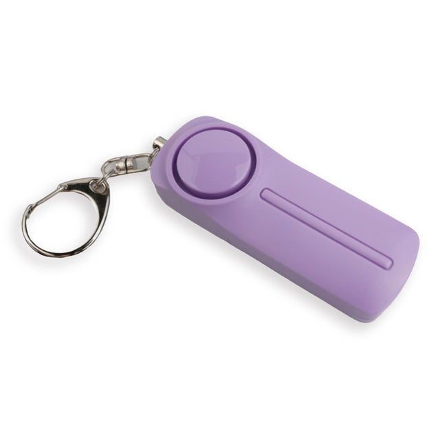 alarm light key chain purple