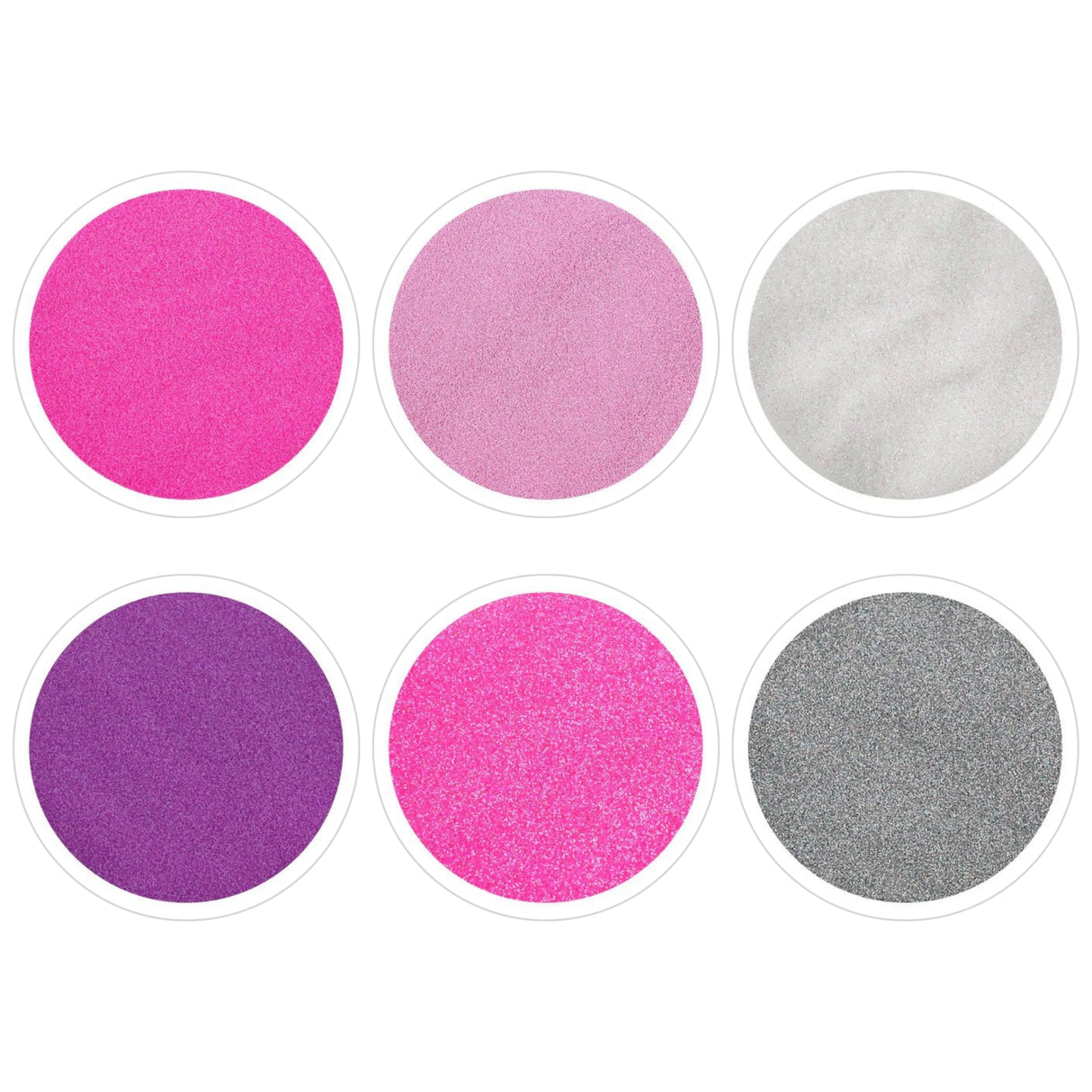 Assorted Pack - Pink Glitter Set 5