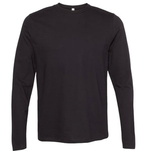 Crewneck T-Shirt Long Sleeve - Black