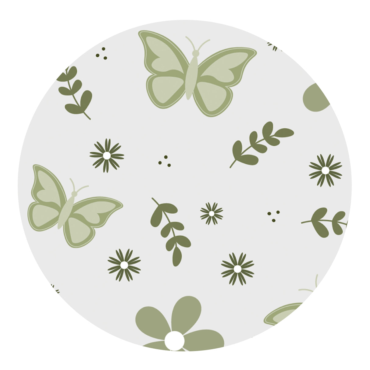 Butterflies and Flowers Sublimation Paper Print