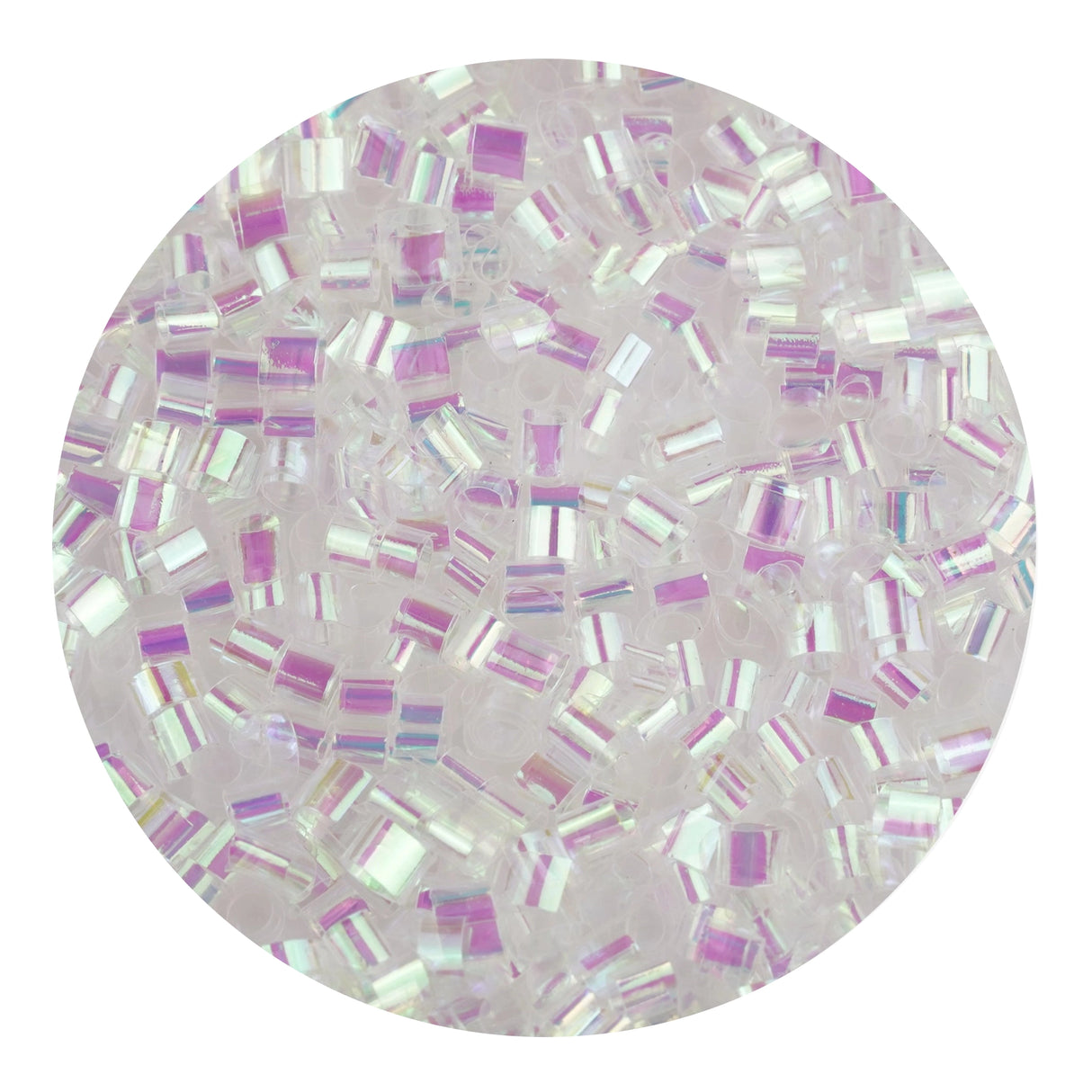 bingsu beads iridescent white