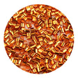 bingsu beads metallic orange