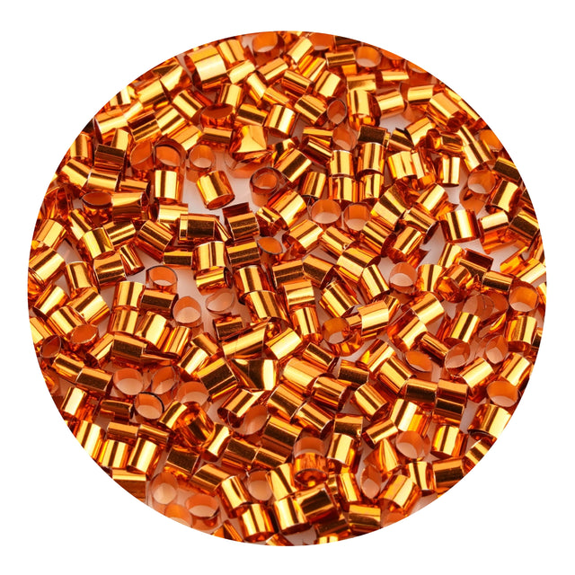 bingsu beads metallic orange
