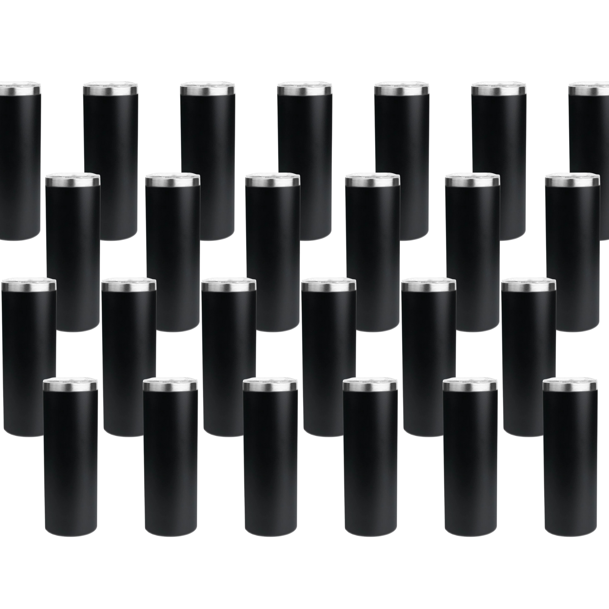 Master Maker Crafts -  20 oz Tall Skinny Tumbler - Black (25 Piece CASE) | Master Maker Crafts - Wholesale Craft Supplies - Fast Shipping from Ohio DIY Craft Warehouse
