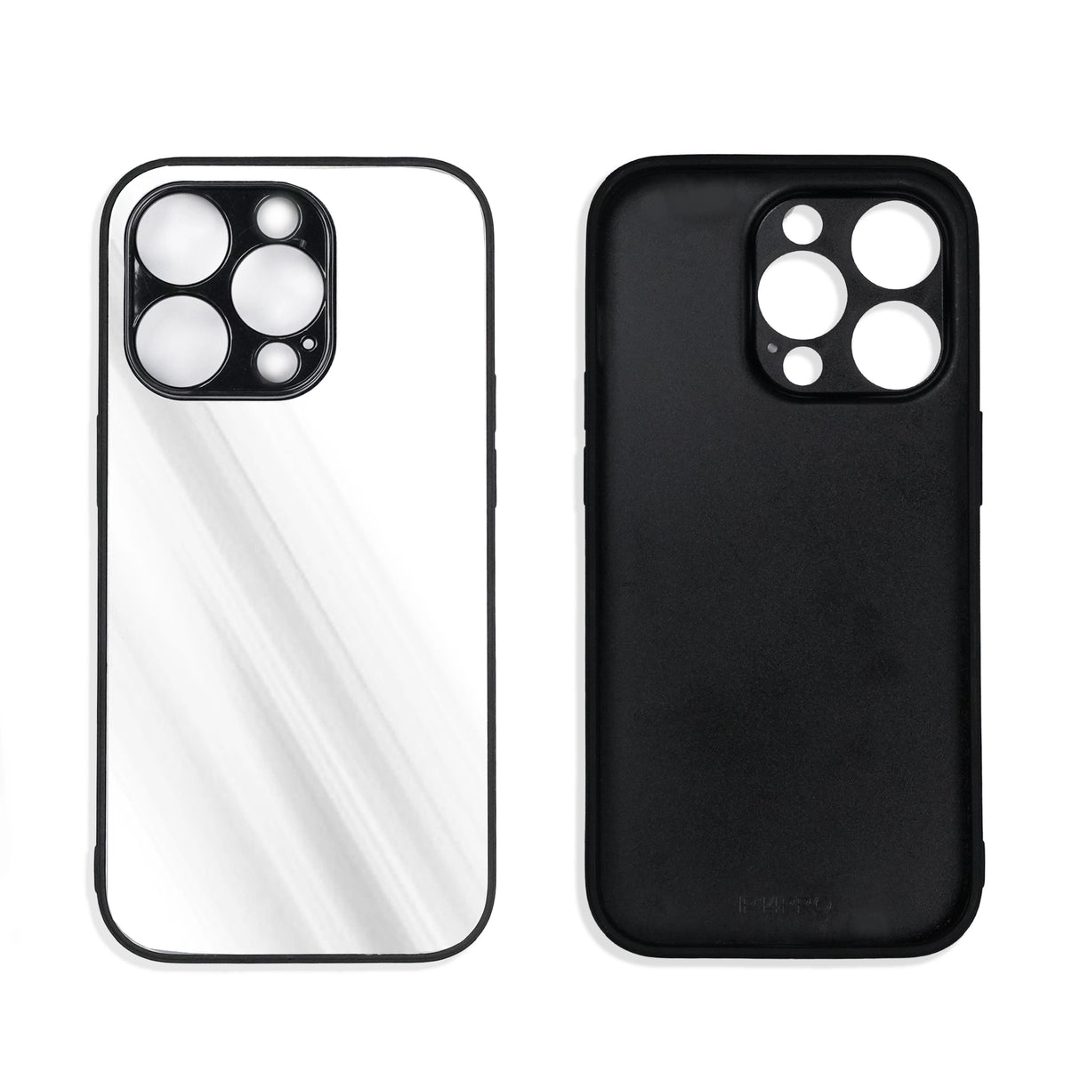 Phone Case Tempered Glass Sublimation Blank - Black