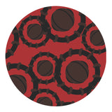 Circles All Around Sublimation Paper Print