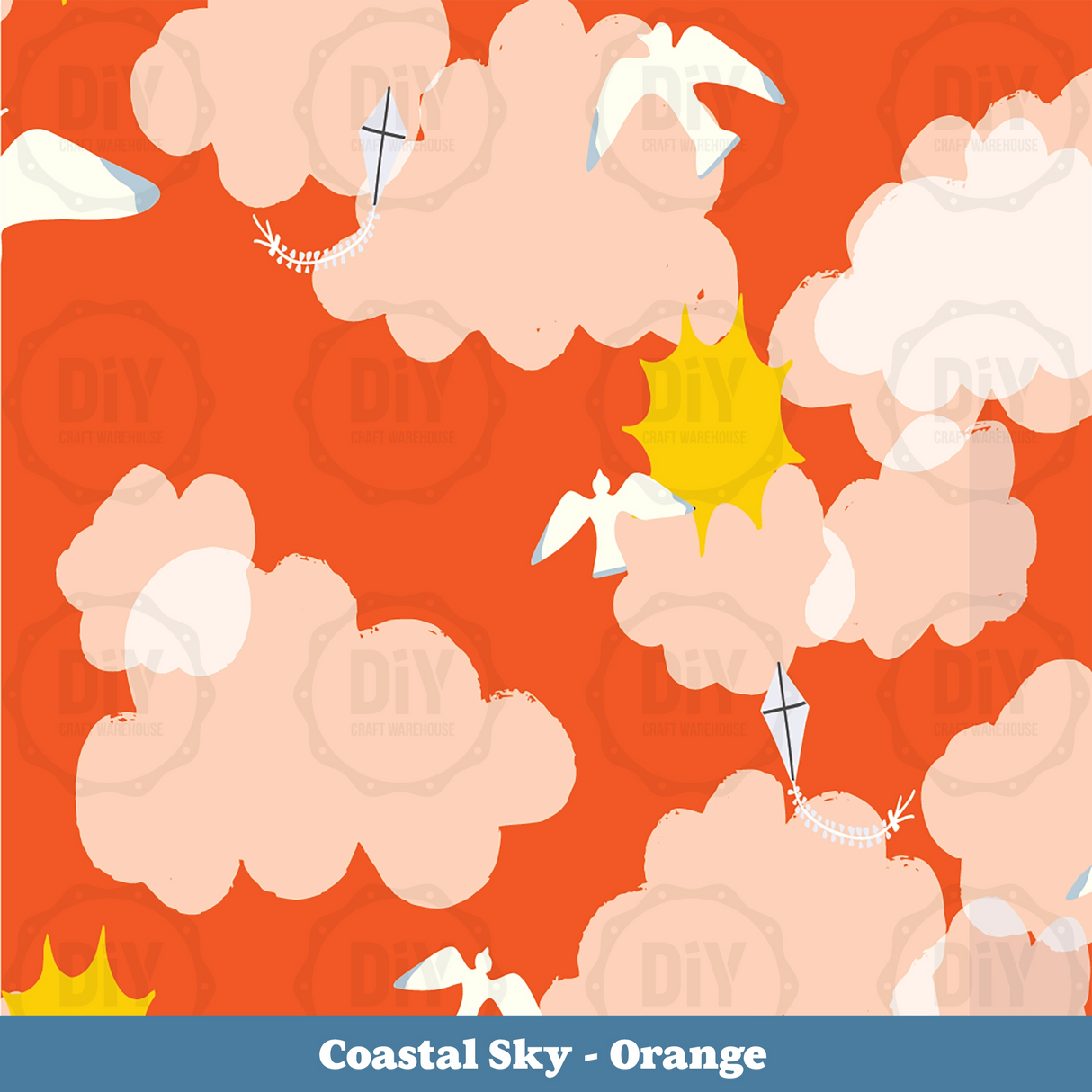 Coastal Sky Sublimation Transfer - Orange