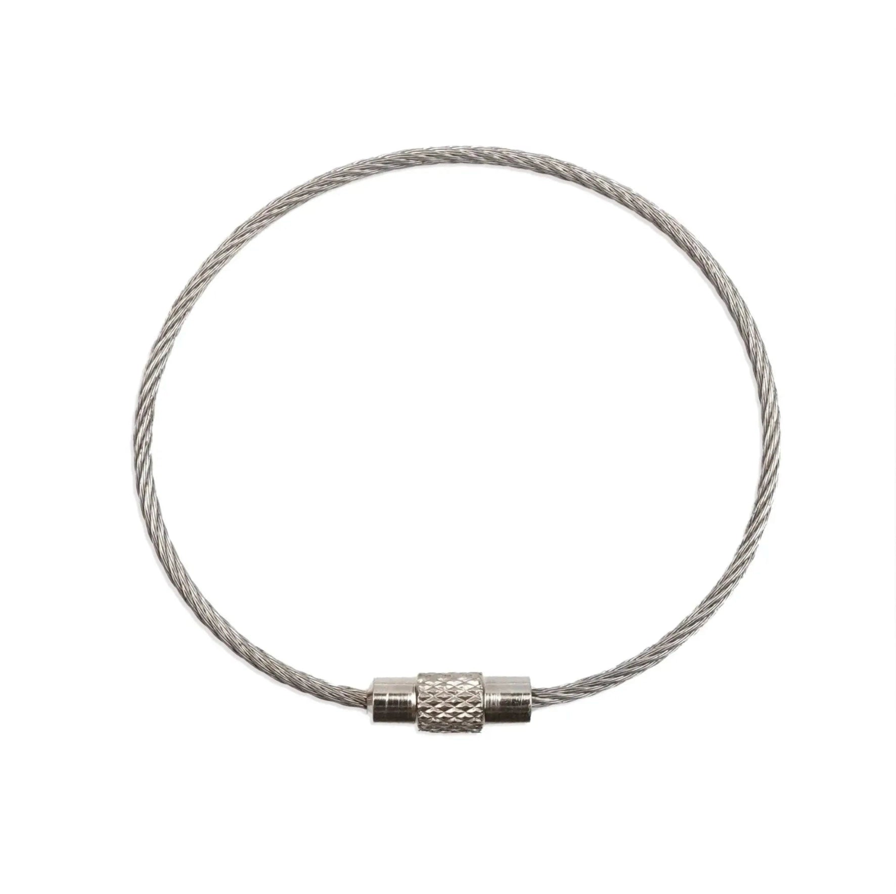 Master Maker Crafts -  Beadable Charm Tumbler Cable - Silver (5 Cables - 8" x 1.5mm thick) | Master Maker Crafts - Wholesale Craft Supplies - Fast Shipping from Ohio DIY Craft Warehouse