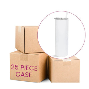 Tall Skinny Tumbler Glossy - White