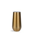 champagne tumbler brushed metallic gold 1