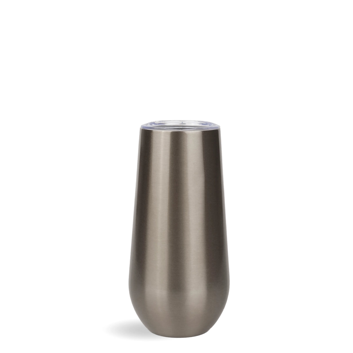 Champagne Tumbler Brushed Metallic - Silver