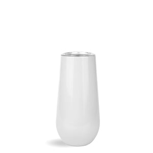 Champagne Tumbler Glossy - White